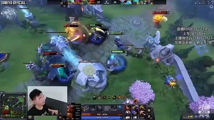 Can Sumiya Invoker win the Game with Dual Hero Control? | Sumiya Invoker Stream Moment 3724