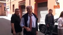 Morte moglie Prodi, il professore ringrazia i giornalisti davanti a casa sua