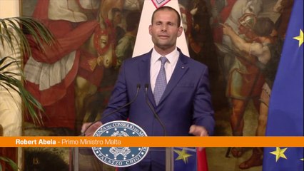 Italia-Malta, Abela "Risolveremo questione confini marittimi"