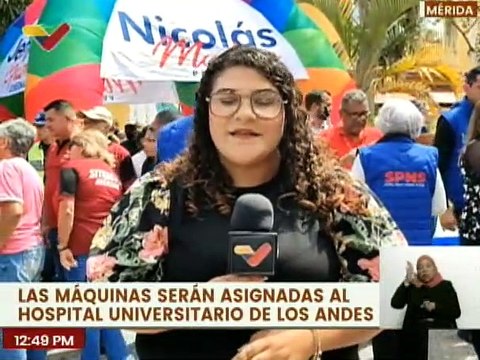 Dotación de seis máquinas de anestesia al Hospital Universitario de Los Andes en Mérida