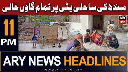 ARY News 11 PM Headlines 15th June | Biparjoy Ka Khatra High Alert Jari!!
