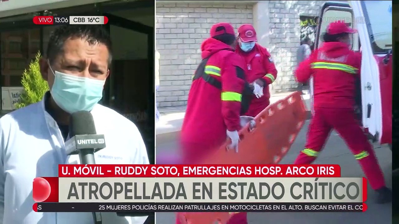 Accidente en La Paz: adulta mayor está en terapia intensiva y chofer de minibús está aprehendido 