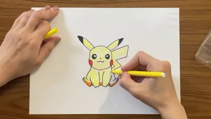 How to draw Pikachu | Easy drawing
