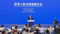 Le Forum mondial sur la gouvernance des droits de l'homme s'est tenu à Pékin