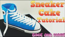 Converse shoe sneaker cake tutorial. How to. Bake and Make with Angela Capeski