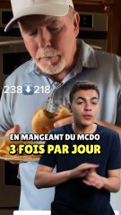 Cet homme a perdu 20 kilos en mangeant UNIQUEMENT du macdo !