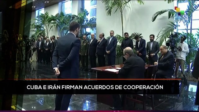 teleSUR Noticias 15:30 15-06: Cuba e Irán firman acuerdos de cooperación bilateral