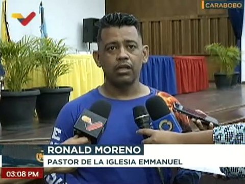 Pastores evangélicos reciben materiales para mejorar los centros religiosos en el estado Carabobo