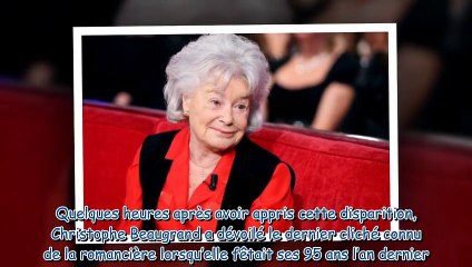 Mort de Claude Sarraute  ce dernier cliché émouvant du jour de ses 95 ans
