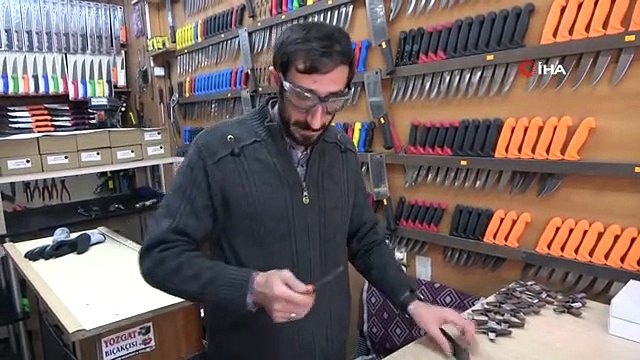Kurban Bayramı öncesi bıçakçılar yoğun mesai harcıyor