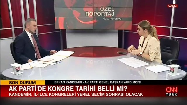 AK Parti Genel Başkan Yardımcısı Erkan Kandemir kongre tarihini açıkladı
