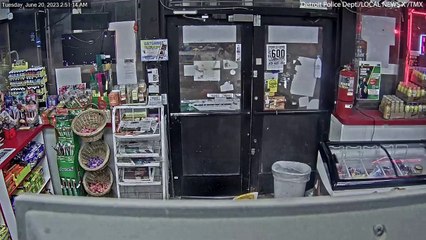 Man dumps bin of flammable liquid in petrol station and sets it alight with the attendant inside