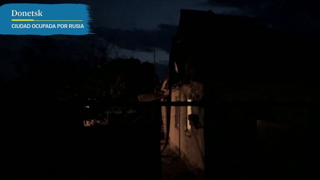 Dos heridos en un ataque nocturno con misiles rusos contra la ciudad de Donetsk