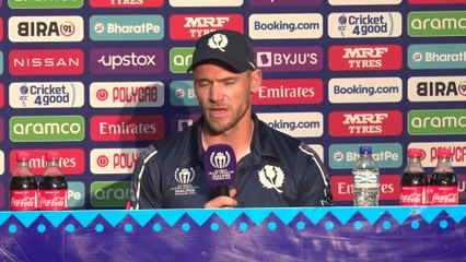 Scotland Captain Richie Berrington on their last ball one wicket win over Ireland