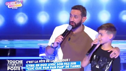 Cyril Hanouna son fils Lino fait une apparition surprise sur  TPMP pour chanter avec lui