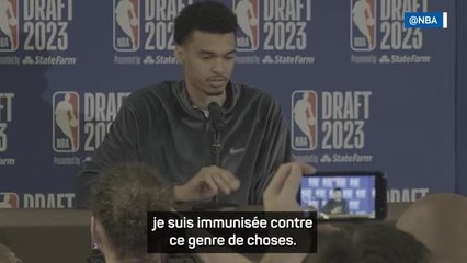 Draft 2023 - Wembanyama : “San Antonio est synonyme de victoire”