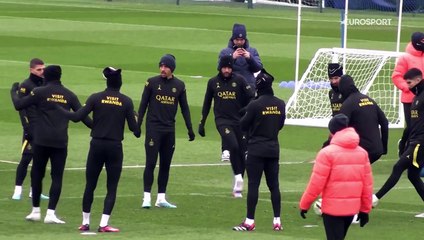 Verratti présent : l'entraînement du PSG à deux jours de la réception de Reims