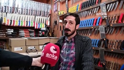 Yozgat'ta Kurban Bayramı öncesi bıçak bileme yoğunluğu