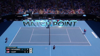 Après Swiatek, c'est Gauff qui tombe à son tour face à Ostapenko : la balle de match