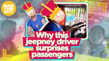 Why this jeepney driver surprises passengers | Make Your Day