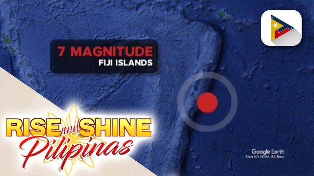 Phivolcs, sinasabing walang banta ng tsunami matapos ang malakas na lindol sa Fiji