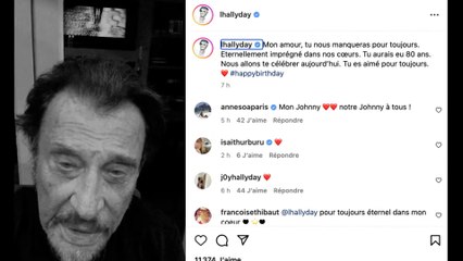 Laeticia Hallyday rend un hommage poignant à Johnny qui aurait fêté ses 80 ans