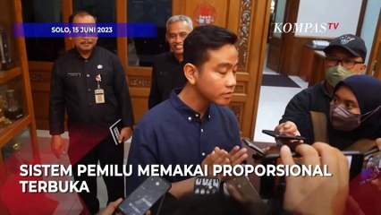 Respons Gibran Soal Putusan MK Tolak Gugatan Proporsional Tertutup: Semua Happy!