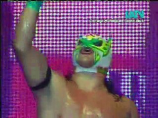 Dos Caras Jr. vs Último Guerrero | CMLL 02 15 2009 Arena México