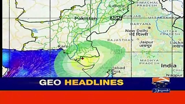 Geo Headlines 10 AM - Karachi weather update- Rain with thunder, dust-storm likely - 16th June 2023
