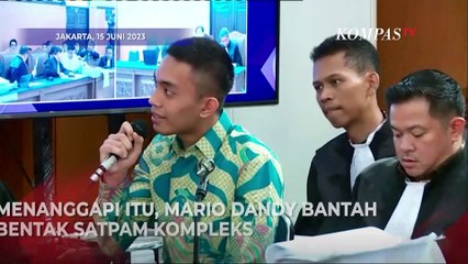 Mario Dandy Bantah Bentak Satpam Usai Aniaya David: Saya Bingung!