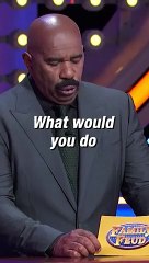 Family Feud -   Steve Harvey thinks this answer is a stinker!