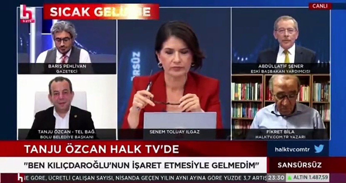 Tanju Özcan'dan canlı yayında Abdüllatif Şener'e sert sözler: Sizin gibi badem bıyıklılara güvenerek...