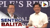 PBBM, personal na tinanggap ang 20K MT ng urea fertilizer na donasyon ng China