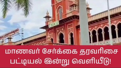 தமிழ்நாடு வேளாண் பல்கலைகழக தரவரிசை பட்டியல் வெளியானது!