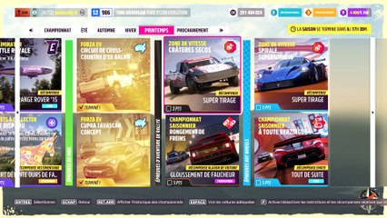 Forza Horizon 5 zone de vitesse crâteres secos