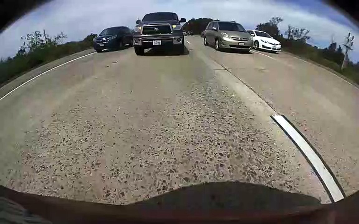 Motorcyclist Grabs Too Much Front Brake