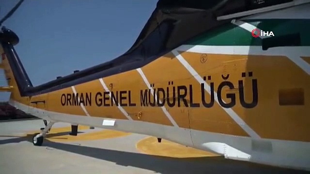 T-70 yangın söndürme helikopteri 'Nefes' Muğla'da göreve başladı