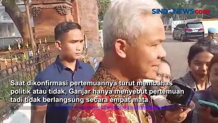 Temui Presiden di Istana, Ganjar: Bahas Candi Borobudur