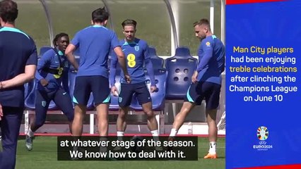 'Congratulations City!' - Southgate reacts to Grealish's four-day party