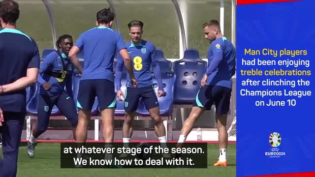 'Congratulations City!' - Southgate reacts to Grealish's four-day party