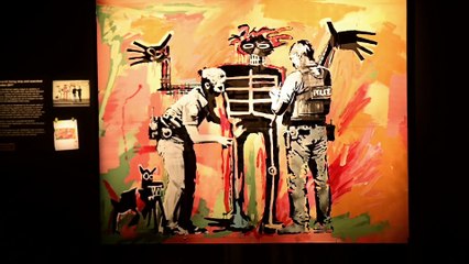 Banksy Cut & Run exhibition at GoMA Glasgow