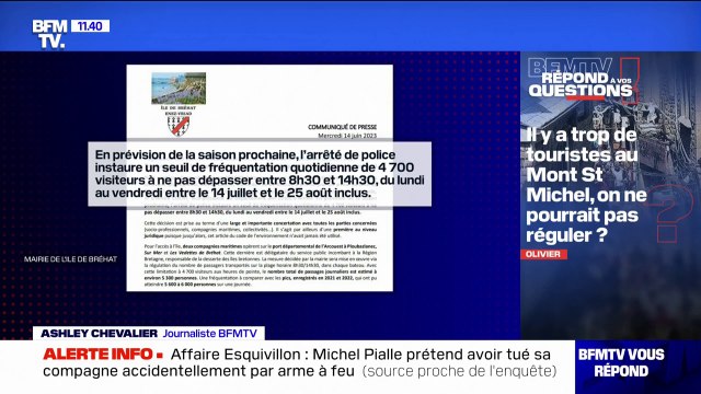 Quels sont les sites touristiques qui instaurent des quotas? BFMTV répond à vos questions