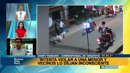 Sujeto en aparente estado de ebriedad intenta violar a menor en Tarapoto