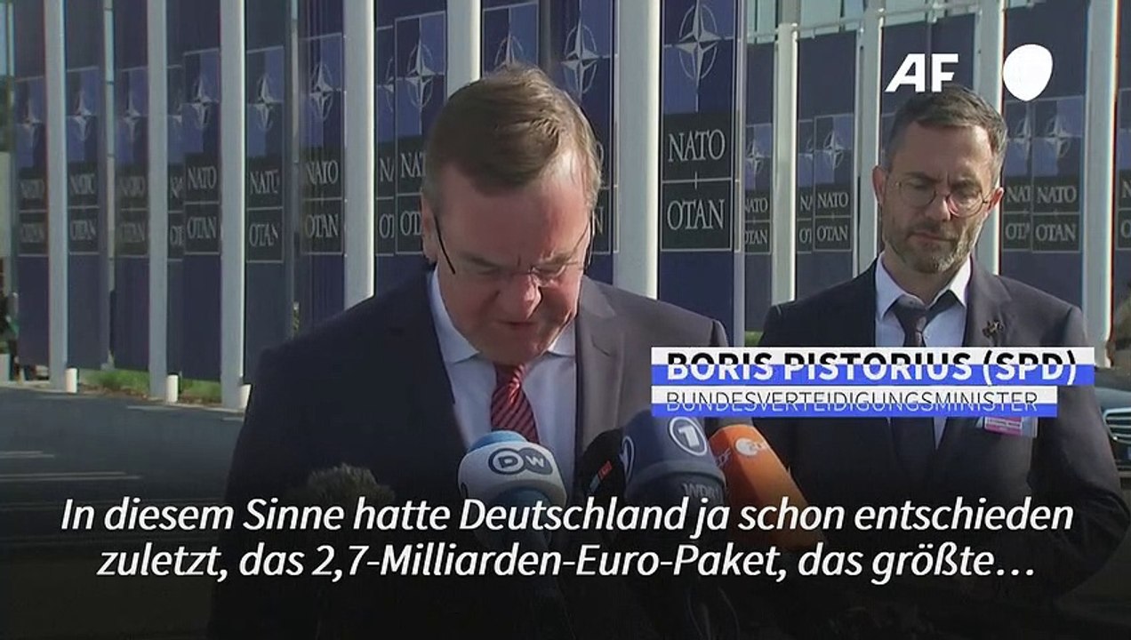 Pistorius: Ukraine erhält 64 weitere Patriot-Flugabwehrraketen