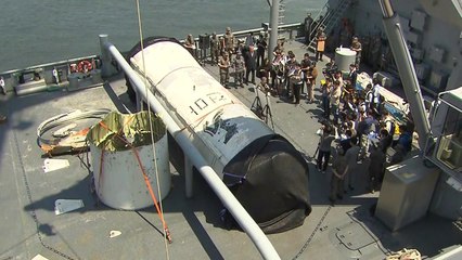 보름 만에 인양 성공...2단부로 추정 / YTN