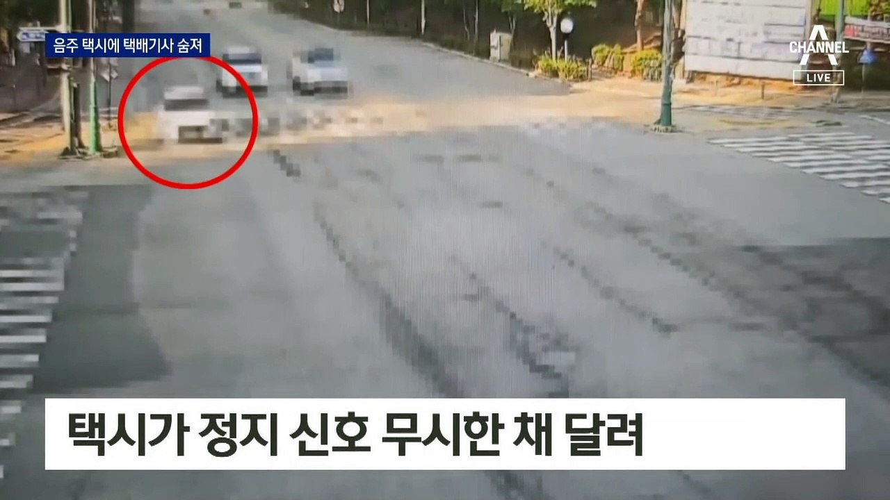 술 취한 채 손님 태워…음주 택시에 택배 기사 숨져