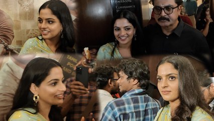 Nikhila Vimal At PorThozhil Success Celebration കിടിലൻ ലുക്കിൽ എത്തിയ നിഖില വിമലിനെ കണ്ടോ