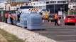Southern Water distributing bottled water after hundreds of homes in Hastings and Fairlight, East Sussex,  without water