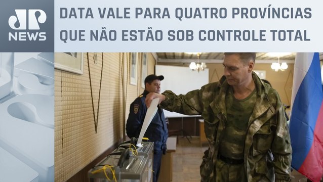 Rússia confirma eleições em regiões anexadas da Ucrânia