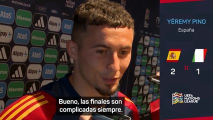 SELECCIÓN ESPAÑOLA | YEREMI PINO habla tras su GOL ante ITALIA | DIARIO AS